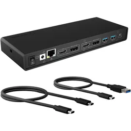 Icy Box IB-DK2245AC, USB-C 3.0 13-in-1 USB 3.0 Type-A + Type-C® Dock mit PD 65 W