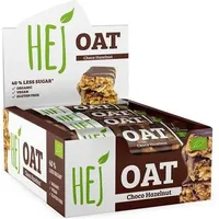 HEJ Natural HEJ Oat Bar Organic (12x45g) Chocolate Hazelnut