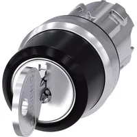 Siemens 3SU10504CM010AA0 3SU1050-4CM01-0AA0 Schlüsselschalter RONIS, 22mm, rund, Metall, hochglanz,
