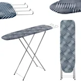 Kadax Bügelbrett mit Fach, 104x30cm Dampfbügelbrett - KADAX