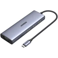 UGREEN USB-C 6-IN-1 Hub met 4K HDMI USB Typ-C 10000 Mbit/s
