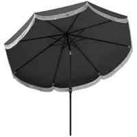Outsunny Sonnenschirm Ø269 cm, UV 30+Sonnenschirm achteckig Balkonschirm Strandschirm