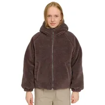 Mazine - Women's Faux-Fur Hooded Jacket - Freizeitjacke Gr XL grau