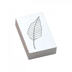 May & Berry Stempel - Blatt stilisiert