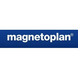 Magnetoplan Rechteckmagnet, 10 Stück, grau