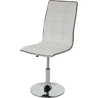 Mendler Esszimmerstuhl Kunstleder weiß 2er Set
