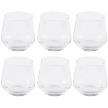 Testrut Trinkgläser 6er Set CARA, Transparent - 370 ml - 6er Set
