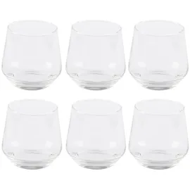Testrut Trinkgläser 6er Set CARA, Transparent - 370 ml - 6er Set