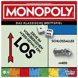 Hasbro Monopoly Basisspiel mit Aufbewahrungsfach und größeren Spielfiguren - Deutsche Fassung