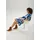 Aniston CASUAL Tunikakleid mit großflächigem, grafischen Druck Marine/Royalblau/Hellblau/Wollweiß/Dunkelbeige 40