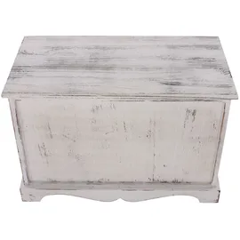 Mendler Garderobe mit Sitzbank 42x62x33cm weiß