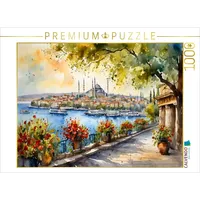 Calvendo Puzzle Istanbul am Bosporus 1000 Teile Lege-Größe 64x48cm