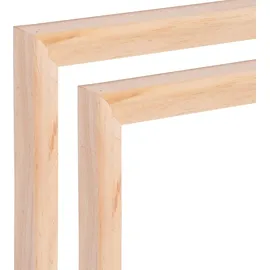 BK BILDERRAHMEN KOLMER Schattenfugen Bilderrahmen beige 40x40 cm 2er Set