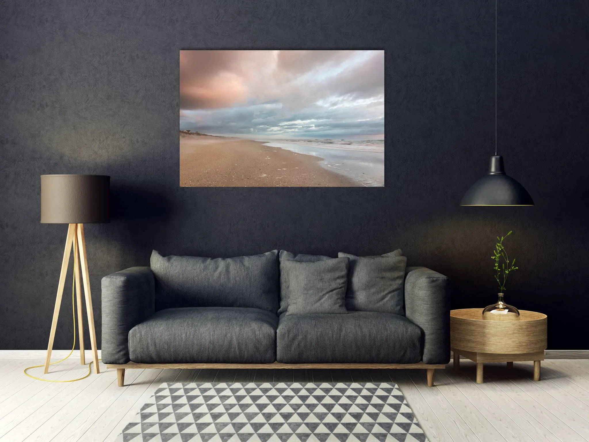 Acrylglasbild QUEENCE "Exes", beige (farbe bild(er): beige), B:120cm H:80cm, Bilder, Acrylglasbild