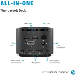 HP Thunderbolt Dock G2 Passend für Marke: HP Elitebook, Pro, ProBook,