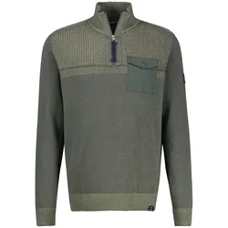 LERROS Troyer »LERROS Stricktroyer mit unterschiedlichen Strickstrukturen« Lerros CHILLED OLIVE M