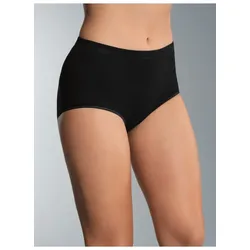 Taillenslip TRIGEMA "TRIGEMA Taillenslip im Doppelpack", Damen, Gr. XXL, schwarz, 100% Baumwolle (Bio-Baumwolle kbA), Unterhosen