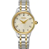 Seiko Conceptual Series Diamond Bicolor Edelstahl 30 mm SRZ550P1