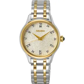 Seiko Conceptual Series Diamond Bicolor Edelstahl 30 mm SRZ550P1