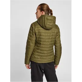 hummel hmlRED Quilted Hood Jacket WOMAN, dark olive -