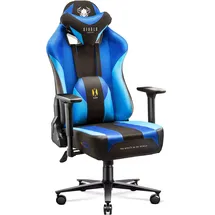 Diablo Chairs X-Player 2.0 Normal Size Gaming Chair schwarz/blau