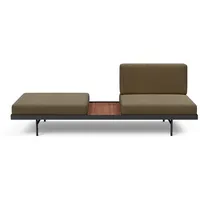 Innovation Living Schlafsofa Puri Walnuss Stoff Dusty Olive