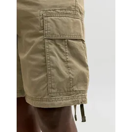 JACK & JONES Cargohose JPSTCOLE FRANK CARGO SHORT MID SN mit Seitentaschen grün L