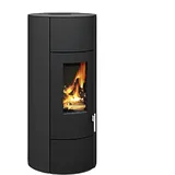 Viessmann Wodtke Holz-Kaminofen CEO water+ 8 kW wasserführend, black
