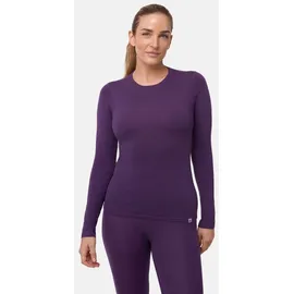 Danish Endurance Funktionsshirt Merino Langarm lila XL