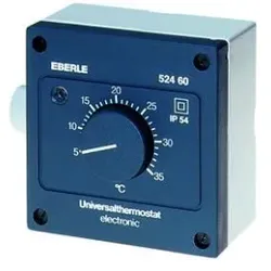 Eberle 052461140510 Feuchtraumregler, 5...35C mit Innenskala, Lampe Heizung, AC 230V, 1Wechsler, 10A AZT-I 524510