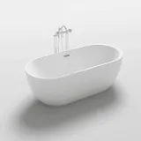 Home Deluxe Codo freistehende Ovalbadewanne 80 x 170 cm