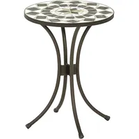 Dehner Blumenhocker Diana Ø 41 x 54 cm Braun/Grau/Weiß