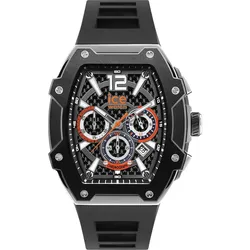 Ice Watch Chronograph Edelstahl schwarz Herren 