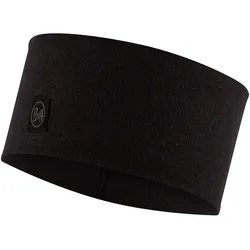 BUFF Merino Wide Stirnband solid black