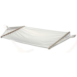 Hängematte 2 Pers. XXL 285x120cm 150 KG Matte Hängematten Gartenhängematte Beige