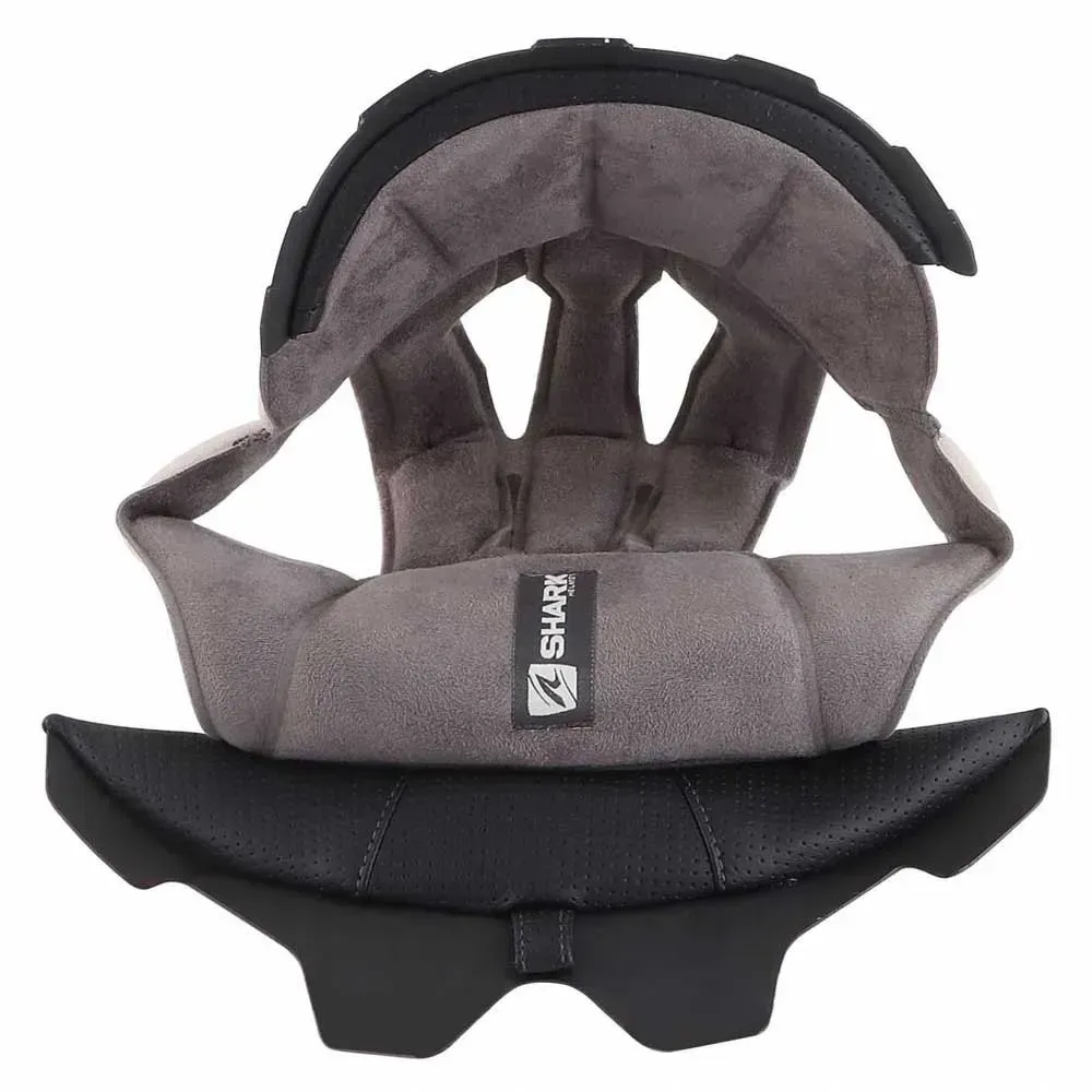 Shark S Drak Fabric Cap And Neck Innenpolsterung - Silver - S