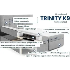 Best For Home Trinity K-9 200 x 200 cm Grau