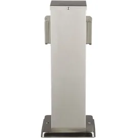 Heitronic Gartensteckdose 2-fach Edelstahl 1 St.