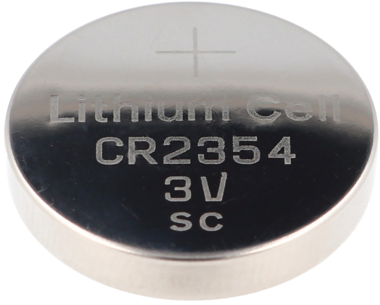 CR2354 Lithium Knopfzelle 560mAh IEC CR2354 ohne Einbuchtung an der schmalen Seite beachten