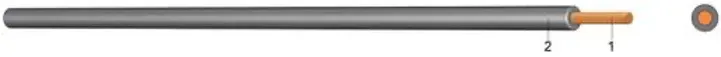 PVC Aderleitung Ysf 0,5 mm2 (100m) - grau