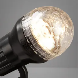 Brilo led Außenleuchte schwenkbar 1xGU10 IP44 3 w schwarz Kunststoff ner
