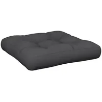 VidaXL Sitzauflage Palettenkissen Schwarz 58x58x10 cm Stoff, (1 St)