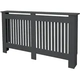 ML-Design Heizkörperverkleidung Landhausstil 152x19x82 cm Anthrazit