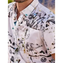 Lerros Kurzarmhemd Weiß 3XL