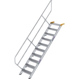 Günzburger Treppe 45° inkl. einen Handlauf, 600mm Stufenbreite, 10 Stufen