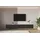 altdecor ELIO Lowboard 300 cm Schwarz/Holz