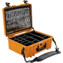 B&W International B & W International Outdoor Koffer outdoor.cases Typ 6000 32.6l (B x H x T) 510 x 215 x 419mm Orange 6000/O/MED