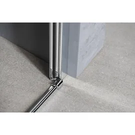 a&n&a aQualine Pilot Duschtür rechts 70 x 190 cm grau/Glas Brick PT070W