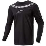 Alpinestars Fluid Graphite Motocross Jersey, schwarz, Größe 3XL