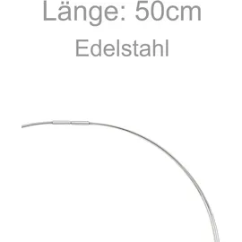 Jobo Halsreif 5-reihig Edelstahl 50 cm